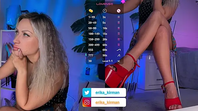 Snapshot of Erika_Kirman chatting on June 27, 2026, 1:17 pm Erika Kirman online show from June 27, 2026, 1:17 pm