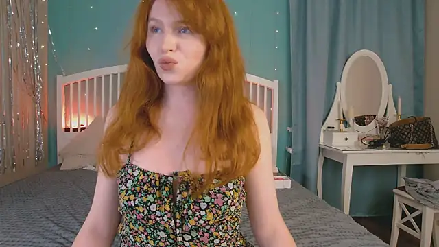 Snapshot of GingerArin chatting on July 4, 2026, 11:16 am GingerArin online show from July 4, 2026, 11:16 am
