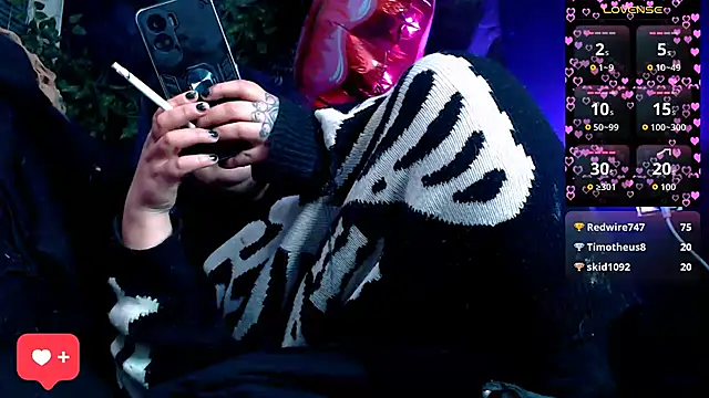 Psychobitch7 online show from February 11, 2026, 10:15 pm