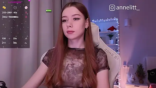 Snapshot of Annelitt chatting on January 12, 2025, 7:21 pm Annelitt online show from January 12, 2025, 7:21 pm