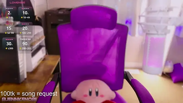 Snapshot of JennKenobi chatting on February 22, 2025, 8:53 pm JennKenobi online show from February 22, 2025, 8:53 pm