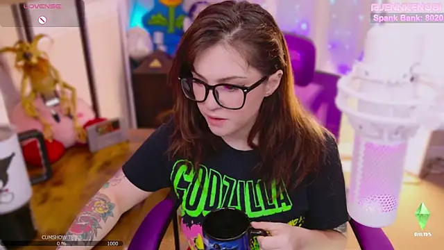 Snapshot of JennKenobi chatting on March 6, 2025, 3:56 pm JennKenobi online show from March 6, 2025, 3:56 pm