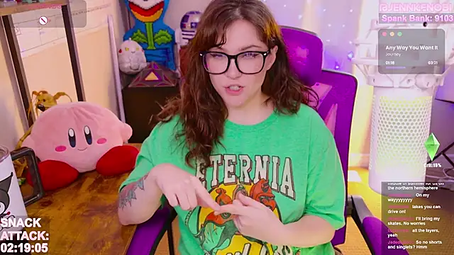 Snapshot of JennKenobi chatting on March 17, 2025, 3:40 pm JennKenobi online show from March 17, 2025, 3:40 pm