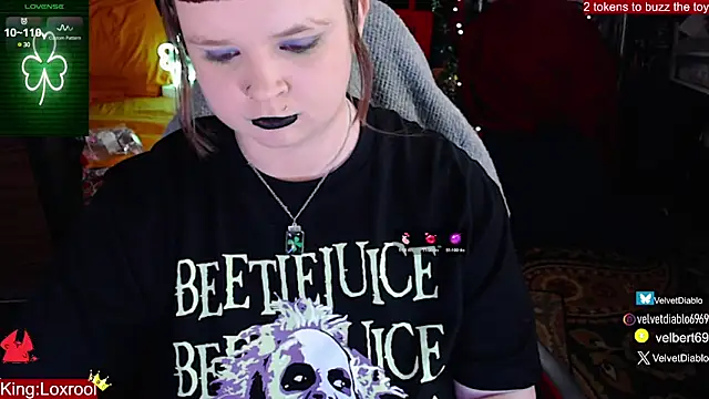 VelvetDiablo online show from March 12, 2025, 2:52 am