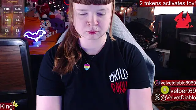 VelvetDiablo online show from September 9, 2025, 11:26 pm