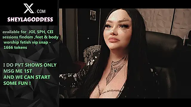 sheylagoddess11 online show from March 15, 2026, 10:05 pm