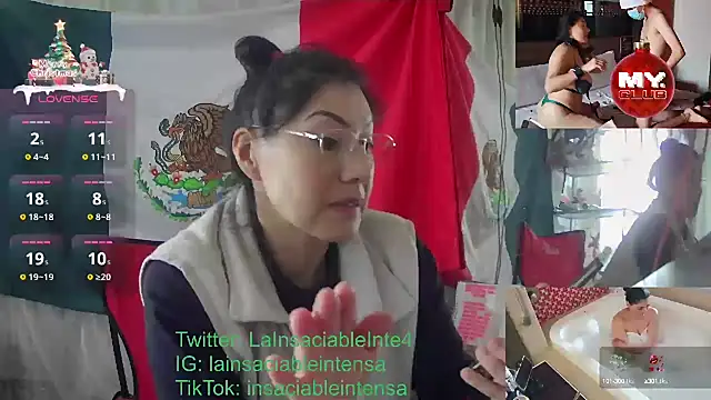 LaInsaciableIntensa online show from January 13, 2025, 8:58 pm