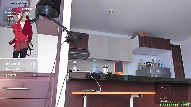 AmberRaus online show from March 8, 2025, 10:45 pm