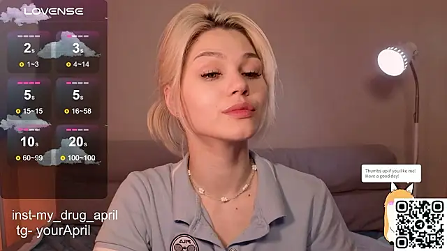 Snapshot of MyApril chatting on February 18, 2026, 9:11 pm MyApril online show from February 18, 2026, 9:11 pm