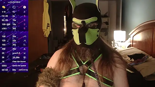 kinkywolf429 online show from October 12, 2025, 6:45 am