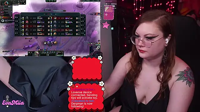 evamila online show from February 25, 2026, 6:39 pm