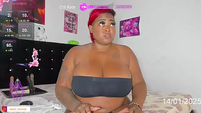 SWEETVICKY XX online show from January 14, 2025, 8:04 pm