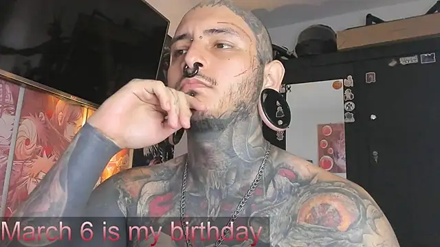 DEATHINK666XX online show from March 1, 2025, 5:38 pm