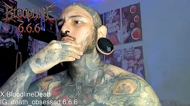 DEATHINK666XX online show from January 13, 2026, 5:40 pm