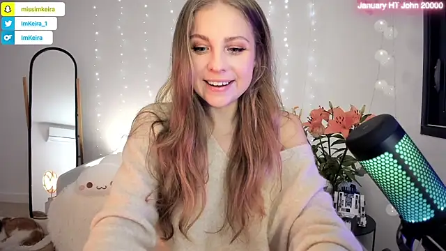 ImKeira online show from January 18, 2026, 8:01 pm