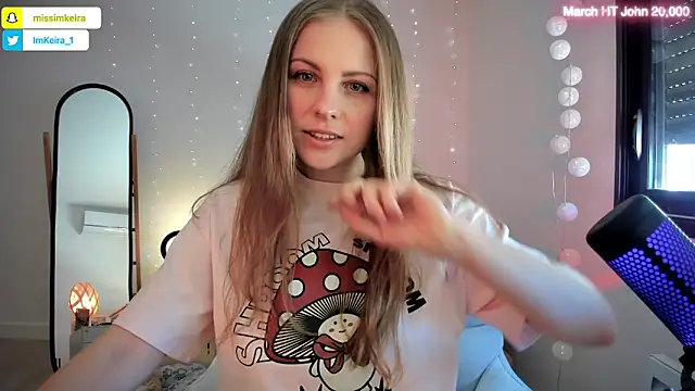 ImKeira online show from March 30, 2026, 10:05 am